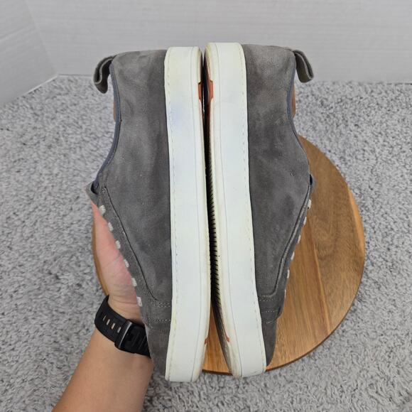 Martin Dingman Mens 9M Cameron Gray Suede Casual Lifestyle Slip On Sneaker - Picture 7 of 12